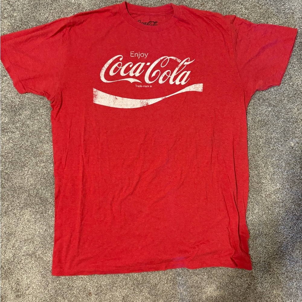 Coca Cola Men's Vibrant Red Tee